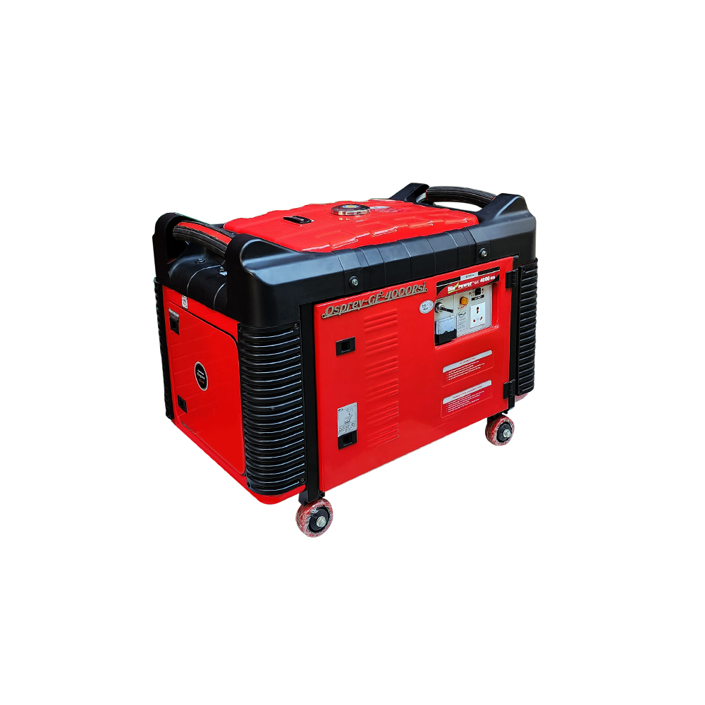 4 KVA smart  Portable Generator, Petrol Run, Recoil & Self Start Model Osprey GE-4000RSi